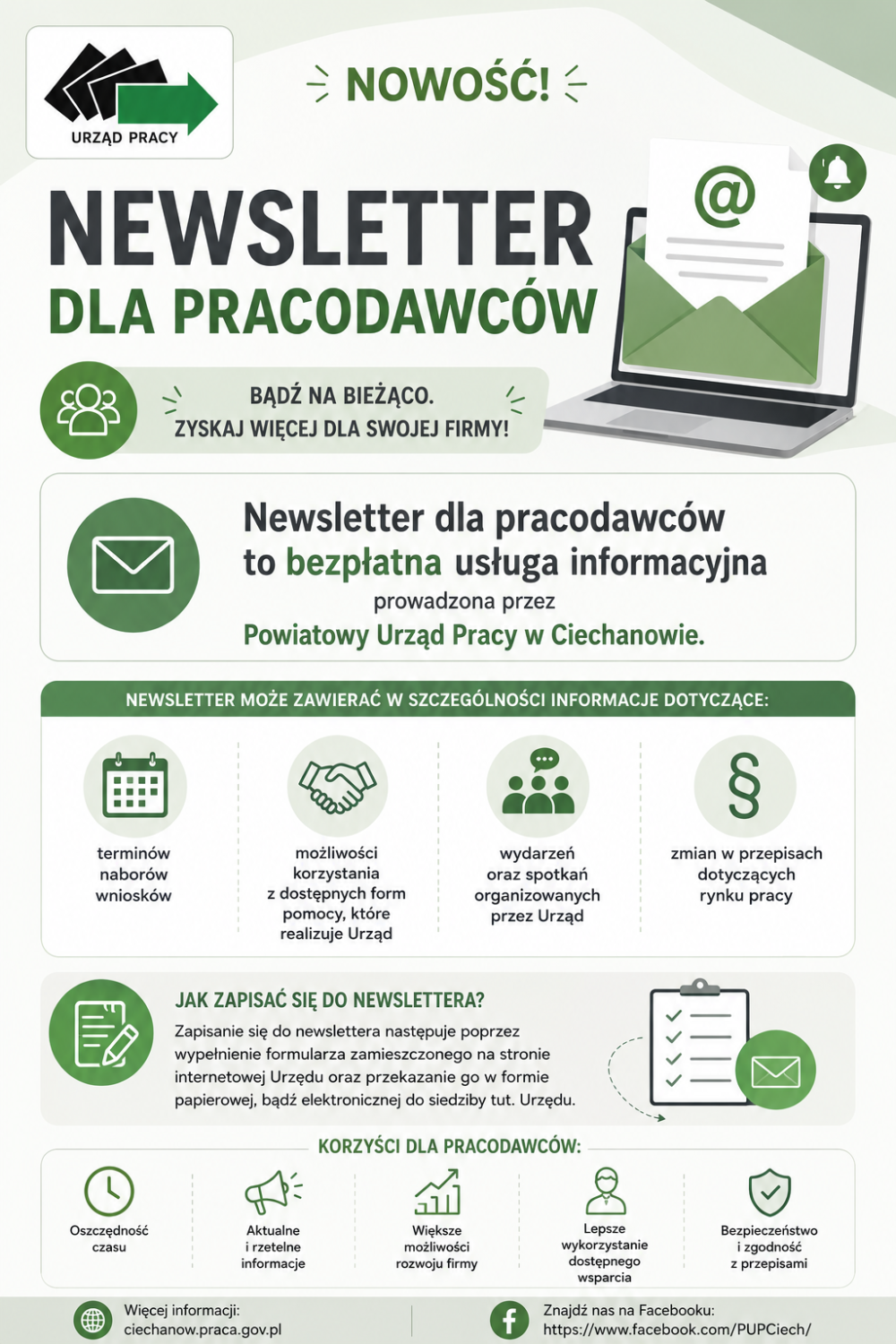 Newsletter ulotka